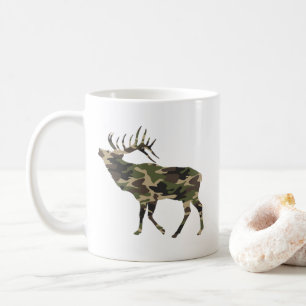 Bull Elk Camouflage Kaffeetasse