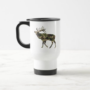 Bull Elk Camouflage Reisebecher
