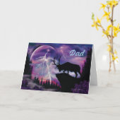 Bull Elk Card Karte (Gelbe Blume)