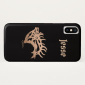 Bull Elk Case-Mate iPhone Hülle (Rückseite (Horizontal))