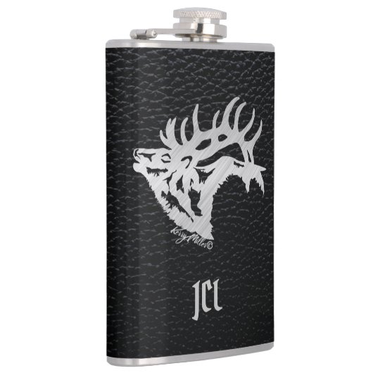 Bull Elk Flachmann (Rechts)