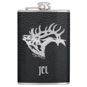 Bull Elk Flachmann (Vorderseite)