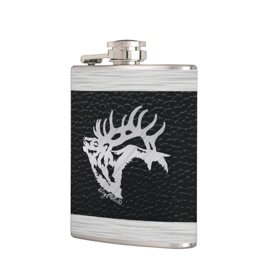 Bull Elk Flask Flachmann (Links)