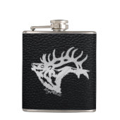 Bull Elk Flask Flachmann (Vorderseite)