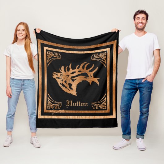 Bull Elk Fleecedecke (Beispiel)
