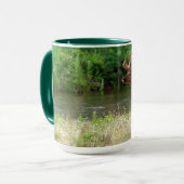 Bull Elk in der National Bison Range, Montana Tasse (Vorderseite Links)