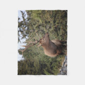Bull Elk in Jasper Fleecedecke (Vorderseite)