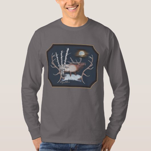 Bull Elk Long Sleeve T - Shirt (Vorderseite)
