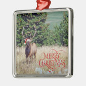 Bull Elk Ornament Aus Metall (Links)