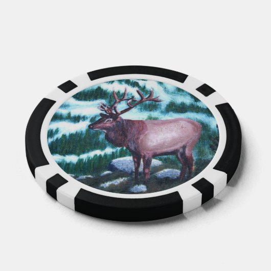 Bull Elk Pokerchips (Einzeln)