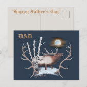 Bull Elk Postcard Postkarte (Vorne/Hinten)