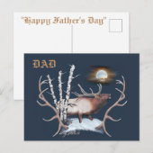 Bull Elk Postcard Postkarte (Vorne/Hinten)
