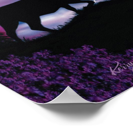 Bull Elk Poster (Ecke)