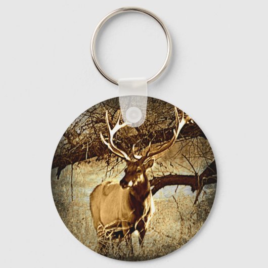 Bull Elk Schlüsselanhänger (Vorderseite)