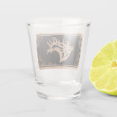 Bull Elk Schnapsglas (Rückseite)