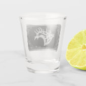 Bull Elk Schnapsglas (Rückseite)