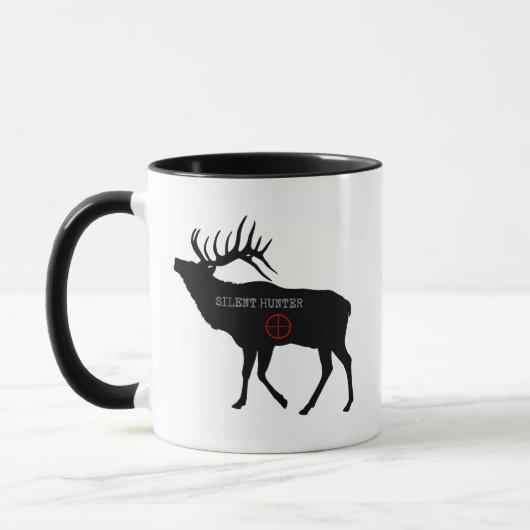 Bull Elk Silent Hunter Tasse (Links)