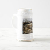 Bull Elk Stein, 22 oz Bierglas (Vorderseite Links)