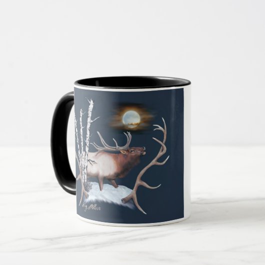 Bull Elk Tasse (Vorderseite Links)
