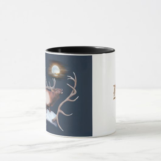 Bull Elk Tasse (Zentrum)
