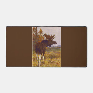 "Bull Elk with Bell" Schreibtischunterlage