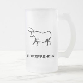 Bull Entrepreneur Shirt Black Mattglas Bierglas