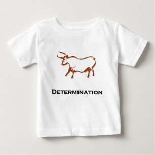 Bull Entschlossenheit Brown Baby T-shirt