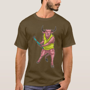 Bull Field Hockey Hockey-Stick T-Shirt