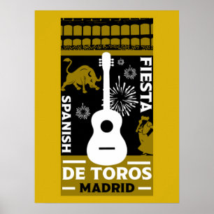 Bull Fight Corrida De Toros Poster