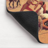 Bull Fight in Mexico (von Frederic Remington) Mousepad (Ecke)