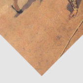 Bull Fight in Mexico (von Frederic Remington) Seidenpapier (Ausschnitt)