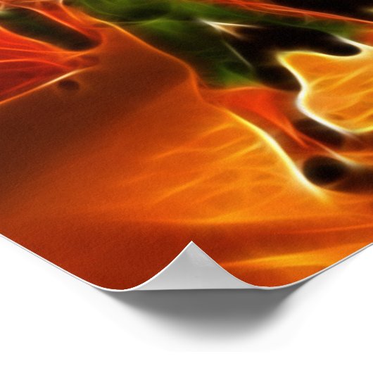 Bull Fighter und El Toro Poster (Ecke)