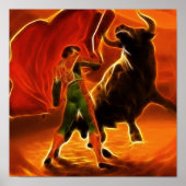 Bull Fighter und El Toro Poster (Vorne)