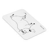 Bull Folk Art Flexible Magnet (Rechte Seite)