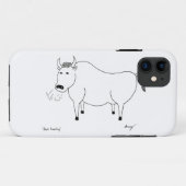 Bull Folk Art iPhone 5 Fall Case-Mate iPhone Hülle (Rückseite (Horizontal))