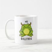Bull Frog Funny Animal Frog Puff Kaffeetasse (Links)