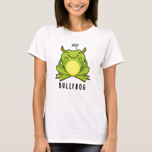 Bull Frog Funny Animal Frog Puff T-Shirt