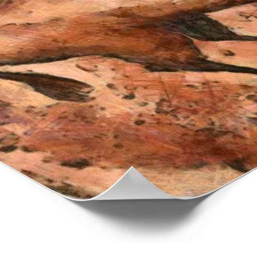 Bull from Altamira Poster (Ecke)