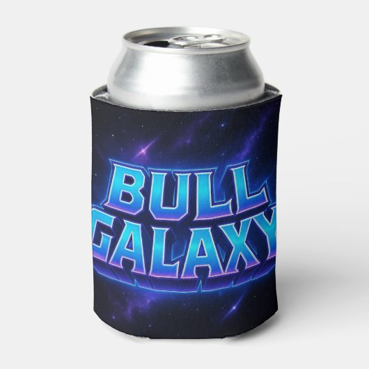 Bull Galaxy Koozie Dosenkühler (Kanne Vorderseite)