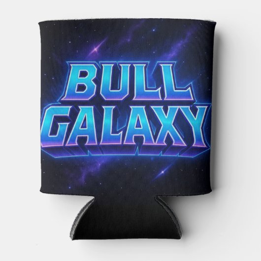 Bull Galaxy Koozie Dosenkühler (Vorderseite)