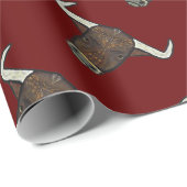 Bull Head Geschenkpapier (Rolleneckpunkt)