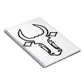 Bull Head Notizblock (Rechte Seite)