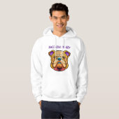Bull-ieve in Art Herren Basic Kapuzenpullover Hoodie (Vorne ganz)