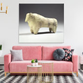 Bull im Ubaid-Stil, c.4000-3500 v. Chr. (Terrakott Leinwanddruck (Insitu (Wohnzimmer))