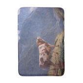 Bull in den Alpen (von Eugène Burnand) Badematte (Vorderseite Vertikal)