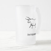 Bull Integrity Black Mattglas Bierglas (VorderseiteRechts)