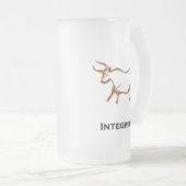 Bull Integrity Brown Mattglas Bierglas (VorderseiteRechts)