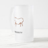 Bull Integrity Brown Mattglas Bierglas (Vorderseite Links)