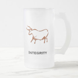 Bull Integrity Brown Mattglas Bierglas