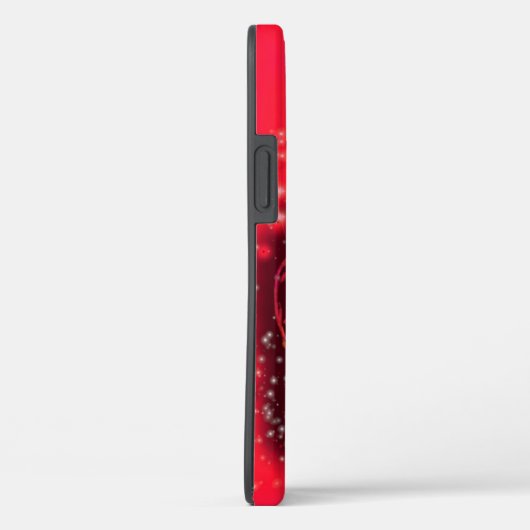 Bull iPhone Case in Red Starry Night (Rückseite / Rechts)